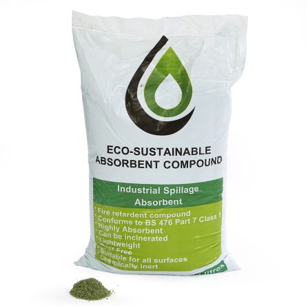 Ecospill Ltd Assorbente Contenimento Perdite Composto Organico, Granuli, Capacità Assorbente 30 L, Conf. Da 70 Pz.