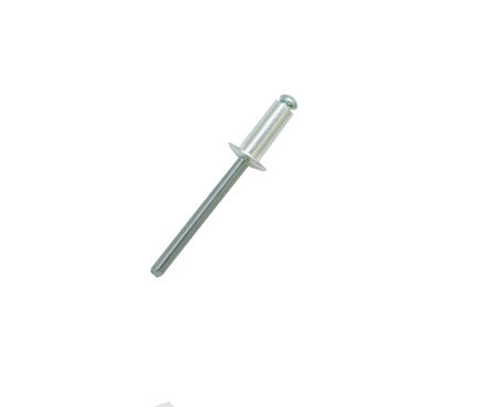 RS PRO Blind Niet, Ø 4.8mm X 12mm, Silber, Aluminium, 5.1 → 5.3mm Aus Stahl