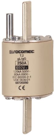 Socomec Fusible, S2, GG, 250, IEC 60269