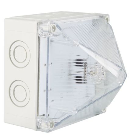 Moflash Indicador Luminoso Serie LED700, Efecto Intermitente, Constante, LED, Blanco, Alim. 85 → 280 V.
