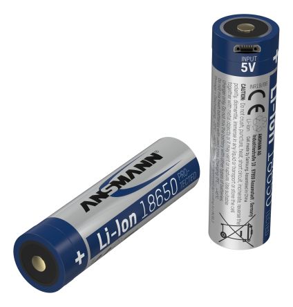 Ansmann Pacco Batterie Ricaricabile, 1 Celle, 3.6V, 3.4Ah, Ioni Di Litio