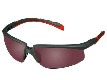 3M Solus 2000 Safety Glasses, Red PC Lens