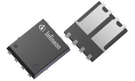 Infineon MOSFET, VDSS 60 V, ID 20 A, TDSON De 8 Pines, 2elementos