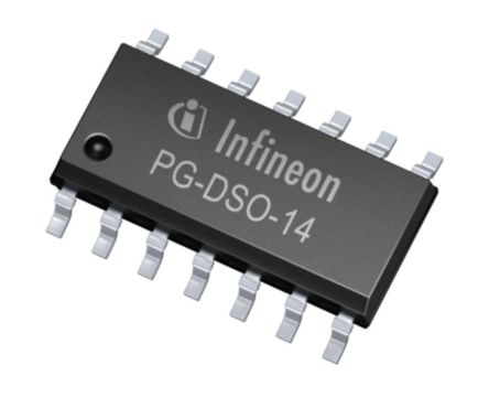 Infineon Spannungsregler, Standard 150mA, 1 Niedrige Abfallspannung DSO, 14-Pin, Fest