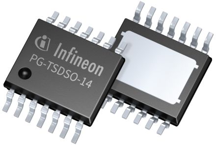 Infineon Motor Driver IC Quad, TSDSO, 14-Pin, 2A, 5,5 V, BLDC, Halbbrücke