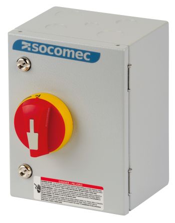 Socomec SIRCO Für Stahlgehäuse, Griff Schwarz, IP 65