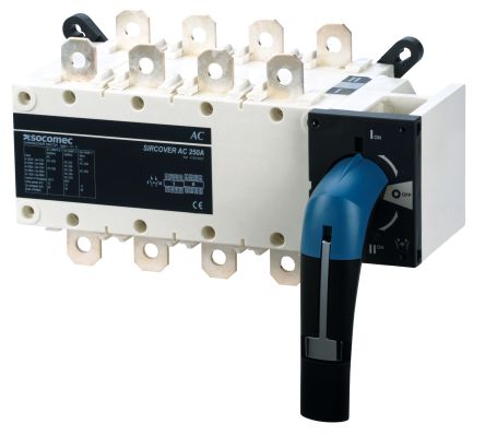 Socomec 4P Pole Non-Fused Switch Disconnector - 250A Maximum Current