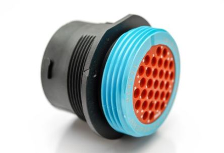 Amphenol Industrial Circular Connector, 31 Contacts, Panel Mount, Plug, Male, IP67, IP69K, Duramate AHDP Series
