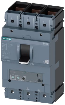 Siemens 3VA2 Leitungsschutzschalter, 3-polig 630A SENTRON DIN-Schienen-Montage