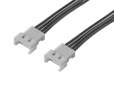 Molex Conjunto De Cables PicoBlade 218110, Long. 75mm, Con A: Macho, 4 Vías, Con B: Macho, 4 Vías, Paso 1.25mm