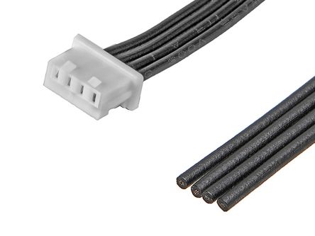 Molex 4 Way Female PicoBlade Unterminated Wire To Board Cable, 425mm