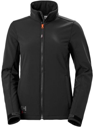 Helly Hansen Luna Damen Softshell Jacke, Wasserdicht 94 % Polyester / 6 % Elastan Schwarz, Größe XXL