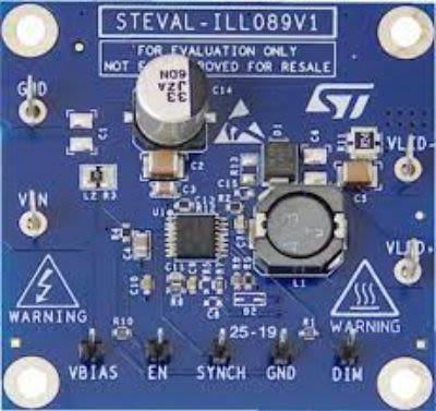 STMicroelectronics LED-Treiber LED-Treiberevaluierungskit Evaluierungsplatine Zum Einsatz Mit LED, 1 A Buck LED Driver