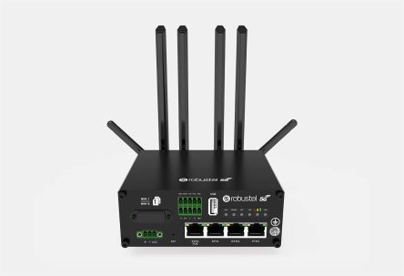 Robustel R5020 Router 2G, 3G, 4G, 5G, Ethernet, WLAN 10/100/1000Mbit/s 2.4 Ghz,5Ghz 867 Mbps 802.11 B/g/n/ac 867 Mbps