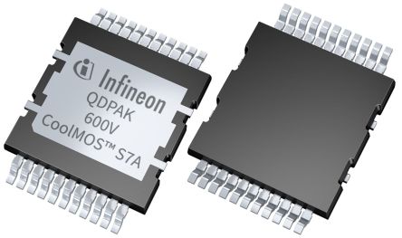 Infineon MOSFET IPDQ60R010S7AXTMA1, VDSS 600 V, ID 50 A, QDPAK De 22 Pines