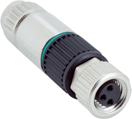 Sick Circular Connector, 3 Contacts, Cable Mount, M8 Connector, Plug, Female, IP67