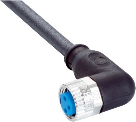 Sick Female 3 Way M8 To Unterminated Sensor Actuator Cable, 5m