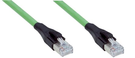 Sick Ethernetkabel, 5m, Grün Patchkabel, A RJ45 Stecker, B RJ45, Aussen ø 6.4mm, PUR