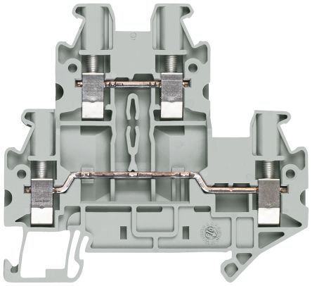Siemens 8WH1020 Reihenklemmenblock Grau, 2.5mm², 500 V / 24A, Schraubanschluss