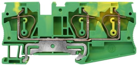 Siemens ALPHA Reihenklemmenblock Einfach Grün/Gelb, 10mm²