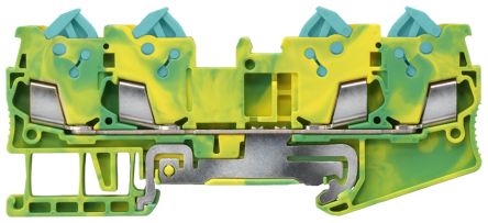 Siemens Reihenklemmenblock Einfach Grün/Gelb, 1.5mm²