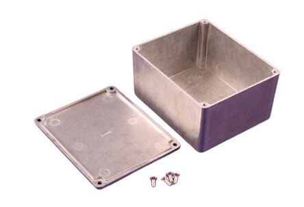 Hammond Caja De Aluminio Presofundido, 120 X 100 X 65mm, IP54, Apantallada