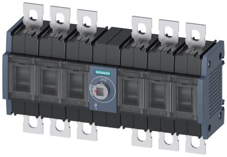 Siemens 6P Pole Switch Disconnector - 80A Maximum Current, 10.8W Power Rating, IP00, IP20