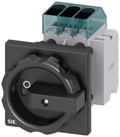 Siemens 3LD3 Trennschalter 3-polig, 40A, 40A, 1 X Schließer, SENTRON Geschlossen, RK5 Sicherungsgröße