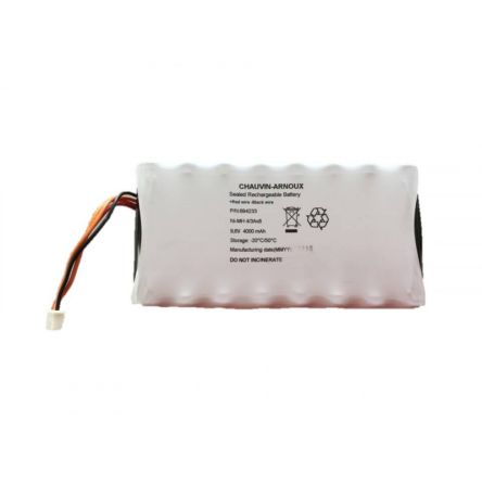 Chauvin Arnoux 9.6V NiMH Rechargeable Battery Pack, 4Ah - Pack Of 1