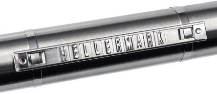 HellermannTyton SSM MBT Metal Ties Cable Marker, Metallic, Pre-printed F