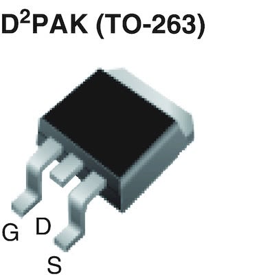 Vishay E-Series SIHB5N80AE-GE3 N-Kanal, SMD MOSFET 800 V / 4,4 A, 3-Pin D2PAK (TO-263)