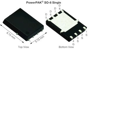 Vishay N-Channel 80-V SIR122LDP-T1-RE3 N-Kanal, SMD MOSFET, 4-Pin PowerPAK 8 X 8 L