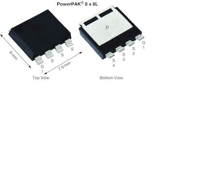 Vishay N-Channel 60 V SQJQ160E-T1_GE3 N-Kanal, SMD MOSFET 60 V / 602 A, 4-Pin PowerPAK 8 X 8 L