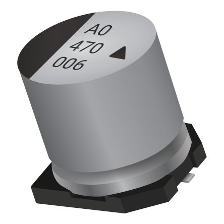 KYOCERA AVX Condensador Electrolítico, 220μF, 35V Dc, Mont. SMD, 10 (Dia.) X 10.3mm, Paso 4.5mm