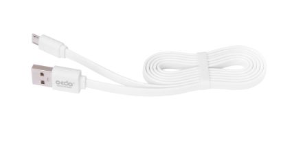 Okdo Micro-USB-Nudelkabel Von - 1 M, Weiß