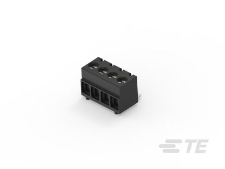 TE Connectivity Bornier Pour CI 4 Contacts 1 Rangée(s) Pas De 3.5mm