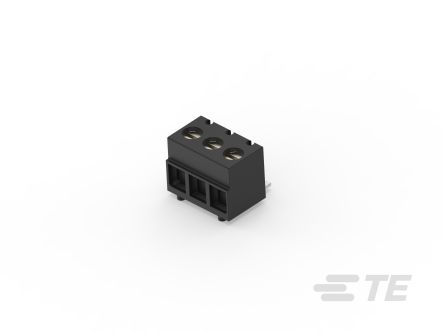 TE Connectivity PCB Terminal Block, 3-Contact, 3.81mm Pitch, Board Mount, 1-Row