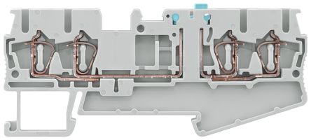 Siemens ALPHA Reihenklemmenblock Einfach Grau, 4mm², 400 V / 16A