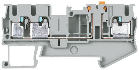Siemens ALPHA Reihenklemmenblock Einfach Grau, 4mm², 400 V / 20A
