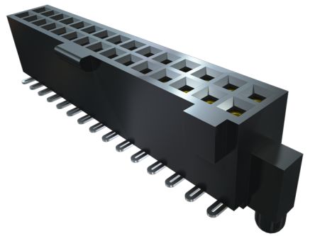 Samtec Conector Hembra Para PCB Serie SFML SFML-120, De 40 Vías En 2 Filas, Paso 1.27mm, Montaje Superficial, Para
