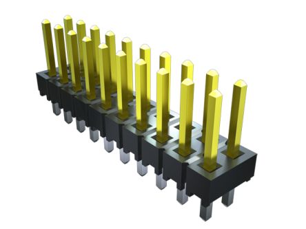 Samtec Regleta De Pines Ángulo De 90° Serie TSW De 100 Vías, 2 Filas, Paso 2.54mm