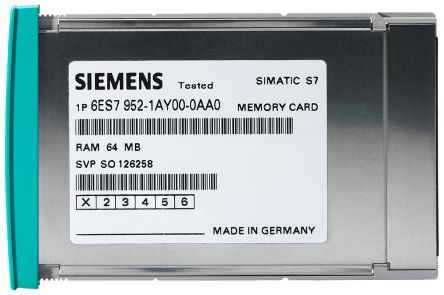 Siemens SIMATIC S7 Series Series Memory Card For Use With S7-400