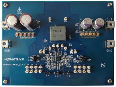 Renesas Electronics Scheda Di Valutazione Controller Buck/boost Per IC TQFN ISL81801 ISL81801EVAL1Z ISL81801