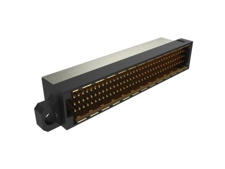 Amphenol Communications Solutions Conector D-sub, Serie BergStak Secure Connector, Paso 1mm, Ángulo De 90°, Montaje En