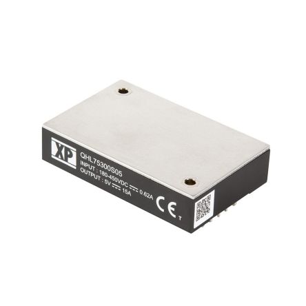 XP Power Convertidor Dc-dc 75W, Salida 5V Dc, 15A, 0.002