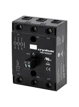 Sensata / Crydom PM67 Series Solid State Relay, 60 A Load, Panel Mount, 600 V Ac Load