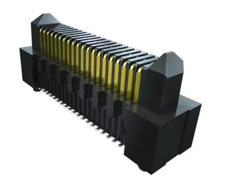 Samtec ERM8 Leiterplatten-Stiftleiste Vertikal, 20-polig / 2-reihig, Raster 0.8mm, Ummantelt