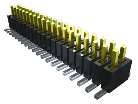 Samtec FTSH Leiterplatten-Stiftleiste Vertikal, 10-polig / 2-reihig, Raster 1.27mm