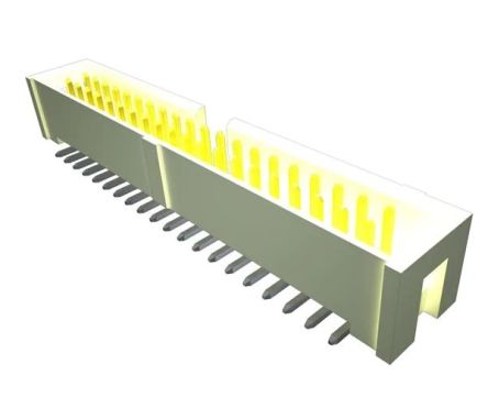 Samtec HTST Leiterplatten-Stiftleiste Vertikal, 10-polig / 2-reihig, Raster 2.54mm, Ummantelt
