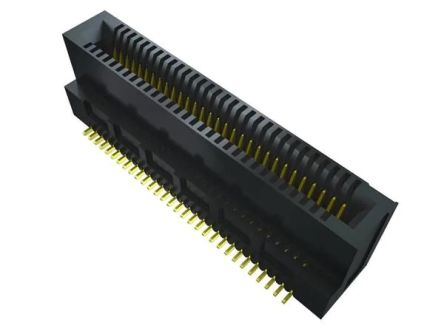 Samtec Serie MEC8-DV Kantensteckverbinder, 0.8mm, 40-polig, 2-reihig, Vertikal, Stecker, SMD